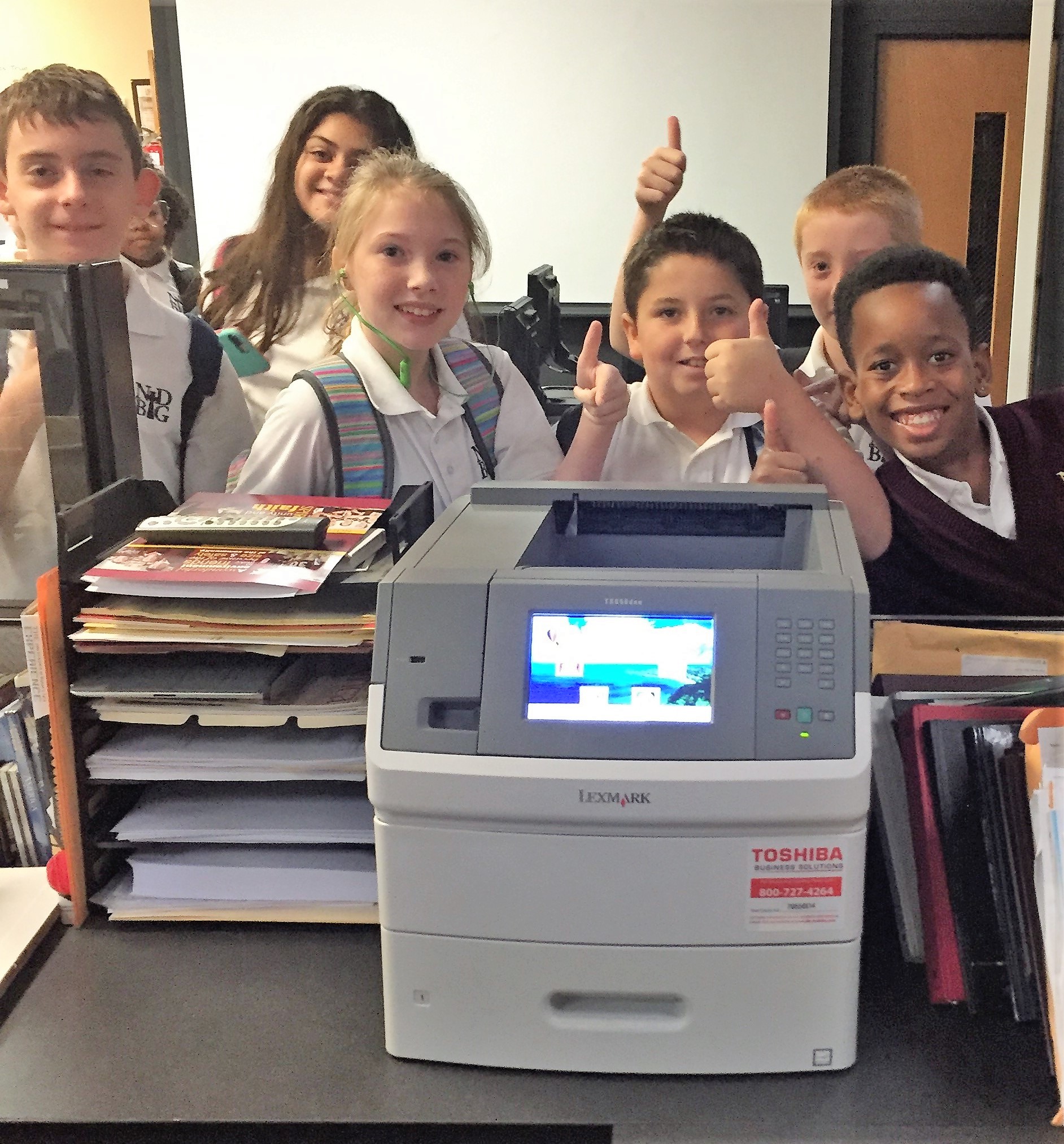 Keystone Financial Management Donates Printers Keystone Financial Management Donates Printers